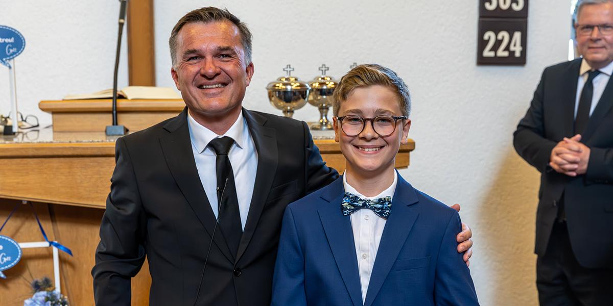 Konfirmation 2026:    Bezirksapostel feiert    Gottesdienst in Wetter-Wengern
