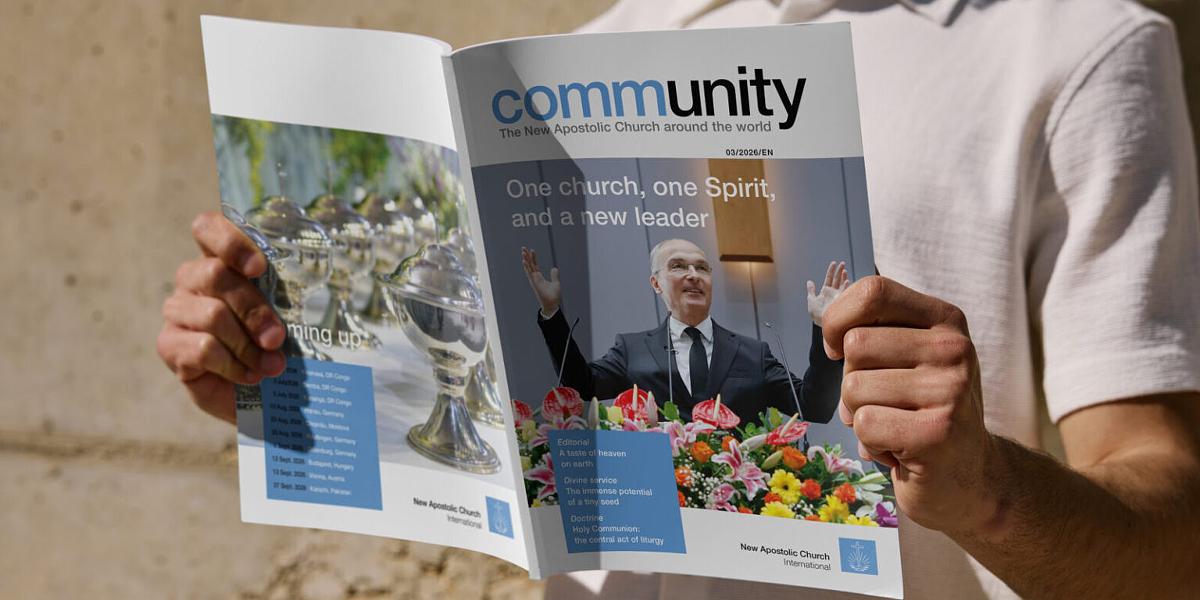 community 3/2026: One church, one Spirit, and a new leader